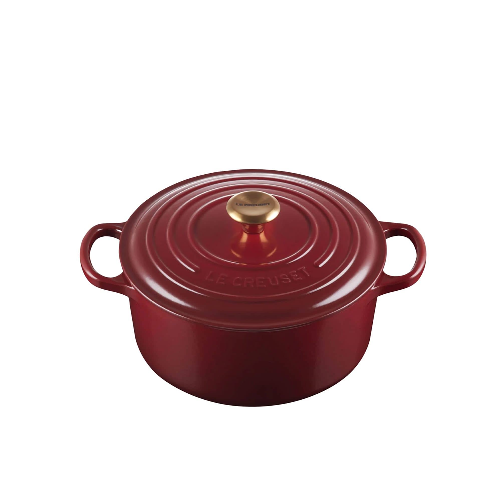 調理器具 LE CREUSET CASSEROLE 20cm CERISE Le Creuset Signature Casserole 20 cm Cherry Red | Knivesworld.eu